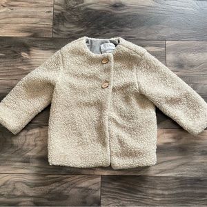 Zara kids sherpa jacket 3-4 yo
